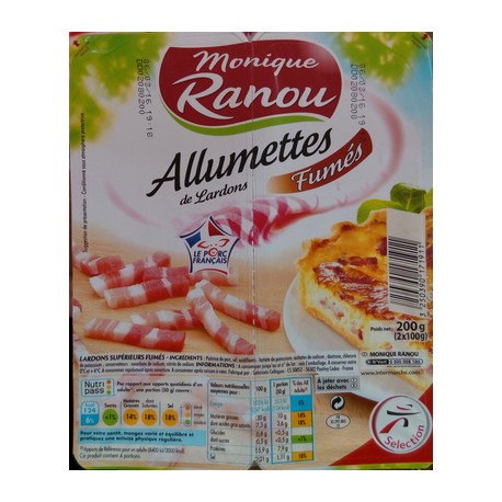 Ranou Allumet.Lardon Fum2X100G