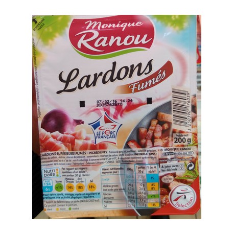 Ranou Lardon Fumes Sup 200G