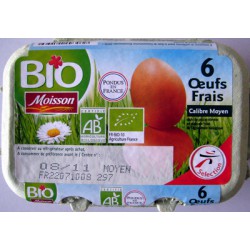 Moisson 6 Oeufs Bio M