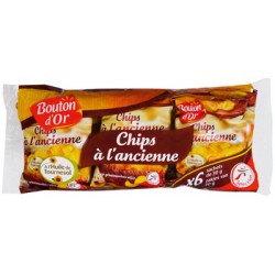 Bouton Or Chips Ancienne 6X30G