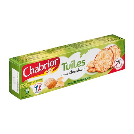 Chabrior Tuiles Amandes 100G