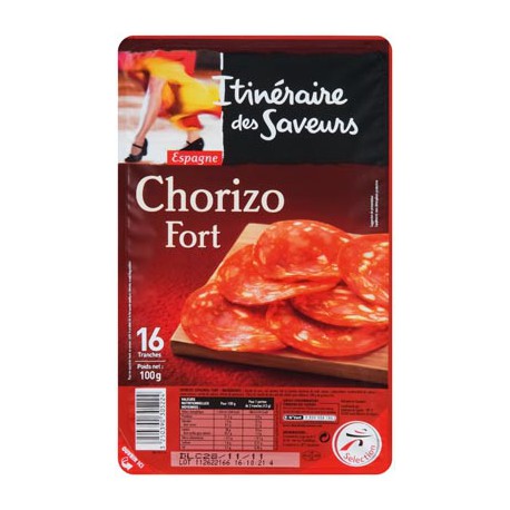 Ids Chorizo Fort 16T 100G