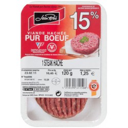 Jroze Steak Hache 15% 1X125G