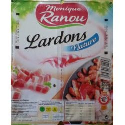 Ranou Lardons Natures 2X100G