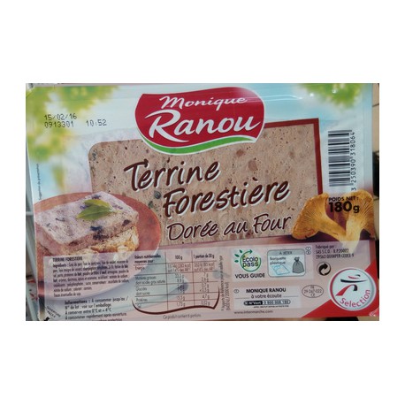 Ranou Terrine Forestiere 180G