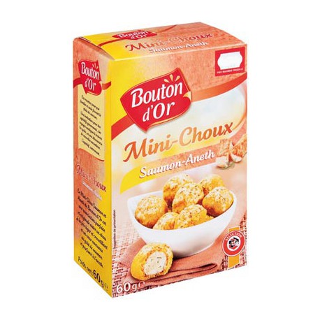 Bouton Or Minichou Saumon60G