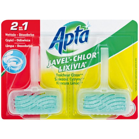 Apta Bloc Cuvette Javel 2X40G