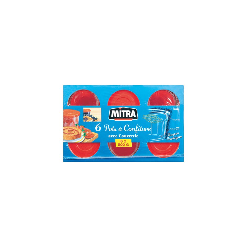  Mitra  Pots  Confit 445Ml X6 DRH MARKET Sarl