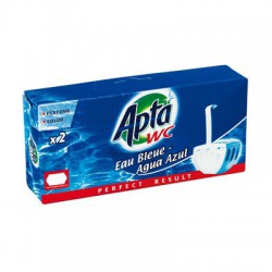 Apta Bloc Cuvette O Bleu2X40G