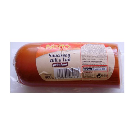 Netto Saucisson Ail Fume400G