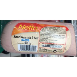 Netto Saucisson Ail Blc 400G