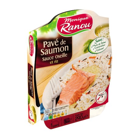 Ranou Pave Saumon Riz 290G