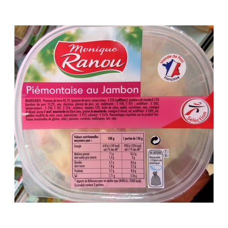 Ranou Piemontaise Au Jbon 300G
