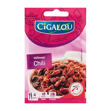 Cigalou Mel.Chili Mexicain 38G