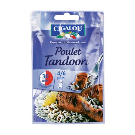 Cigalou Mel.Poulet Tandoori28G