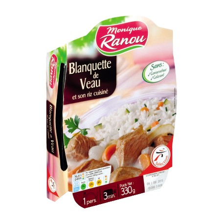 Ranou Blanquett Veau & Riz330G