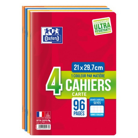 Oxford 4 Cahier A4 Seyes 96P