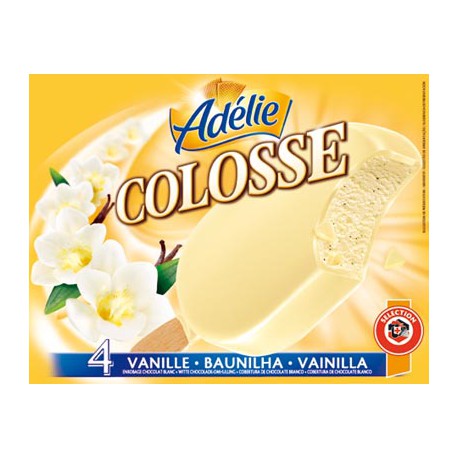 Adelie Col Choco Blanc X4 313G
