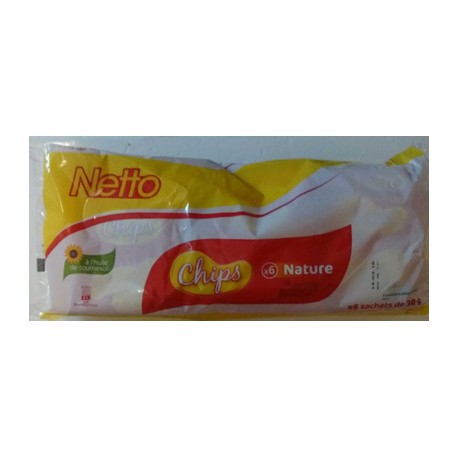 Netto Chips Nature 6 X30G