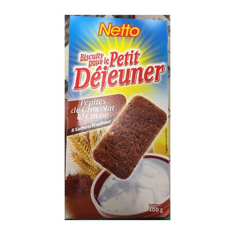 Netto Pt Dejeuner Choco400G