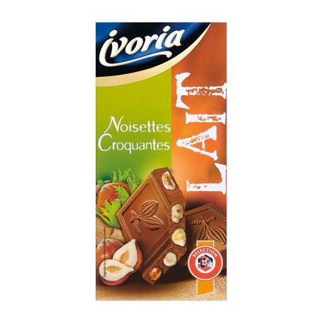 Ivoria Bloc Lait Noiset. 200G