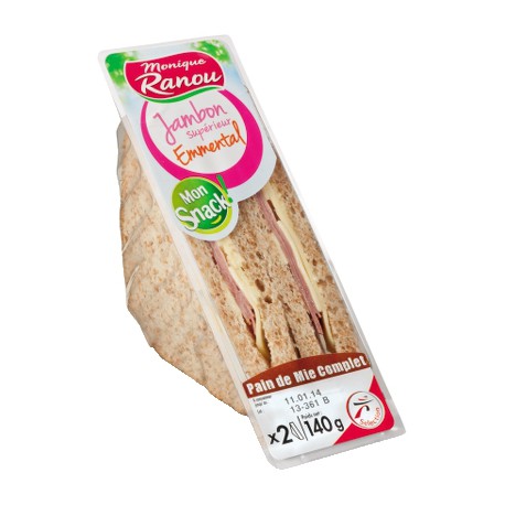 Ranou Sdw Jambon Emmental140G