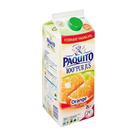 Paquito Pur Jus Orange Brk 2L