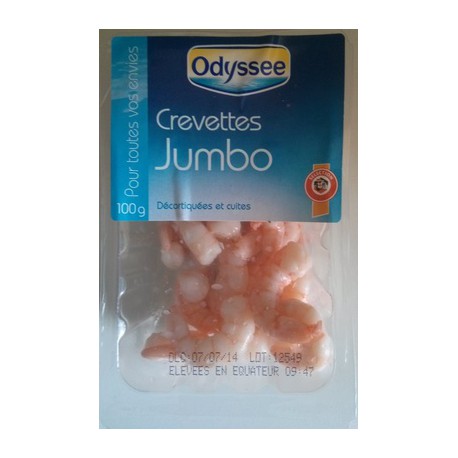 Odyssee Crevettes Jumbo 100Gr