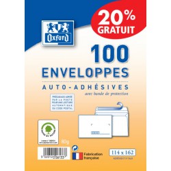 Oxf.100 Envelo. Adh.114X162