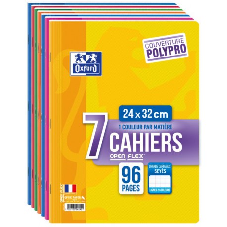 Oxf.7 Cah.Agrafes 24X32 Seyes