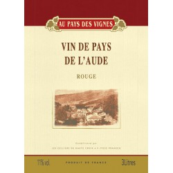 Vin de pays Aude Rge Pays Vignes Bib3L