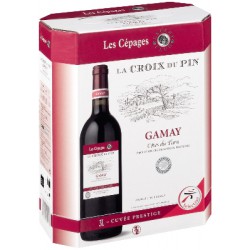 Vin de pays Rouge Croix Pin Gamay 3L