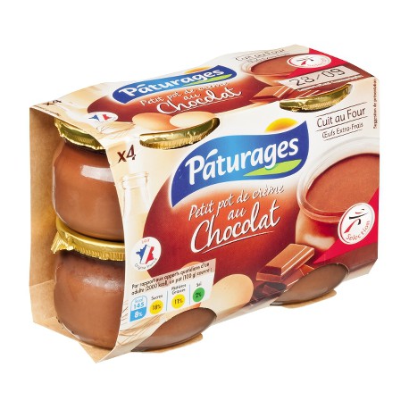 Pat.Petit Pot Crem.Choco4X100G