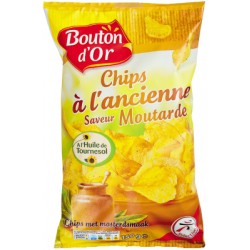 Bouton Or Chips Moutarde 150G