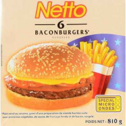 Netto Bacon Burger 6X135G