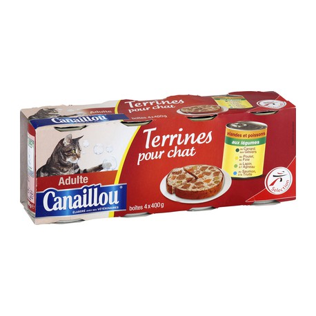 Canaillou Sav Vol/Pois 4X400G