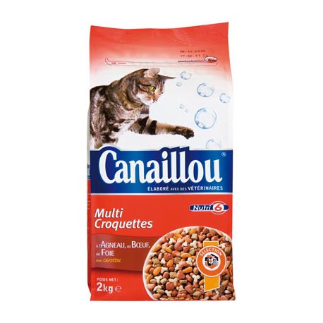 Canaillou Croq.Mix Viandes 2Kg