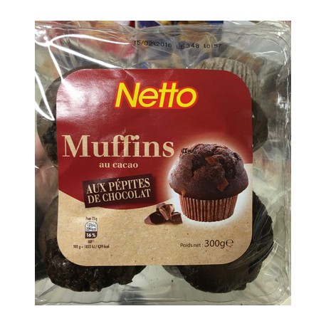 Netto Muffin Choc.Pepite300G