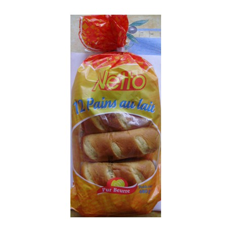 Netto 12 Pains Lait Pb 480G