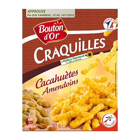 B.Or Craquille Cacahuetes 90G