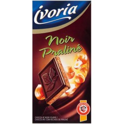 Ivoria Choc Noir Praline 150G