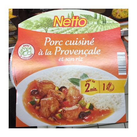 Netto Porc Provenc/Riz Bqmo300