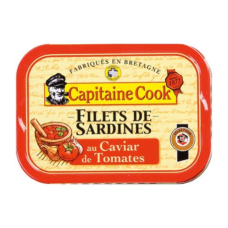 Cook Flt Sardines Tomate 100G