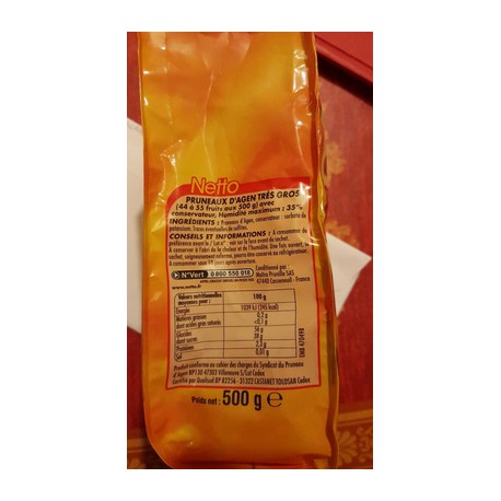 Net.Pruneaux Agen Cal44/45 500