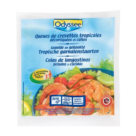 Odysse Queue Crevet Cuit 300G