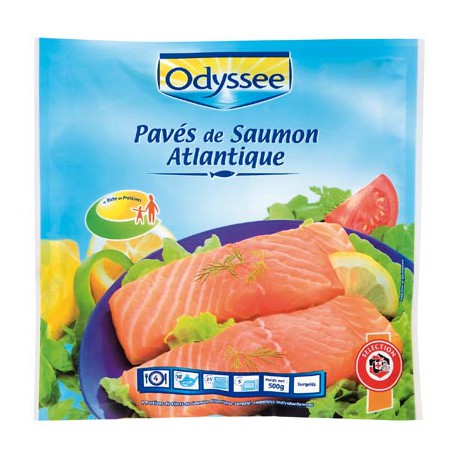 Odysse Paves Saumon X4 500G