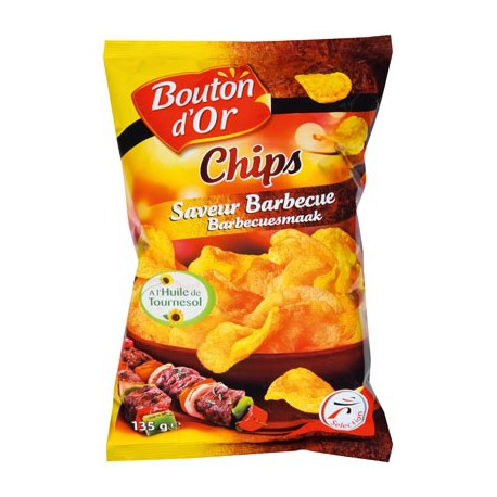 Bouton D Or Chips Bbq 135G