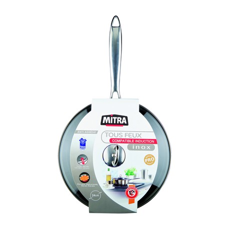 Dom Sauteuse Inox Tf+Ind 24Cm