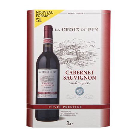 Vin de pays oc Cabern.Sauv.Rg Cdp Bib5L