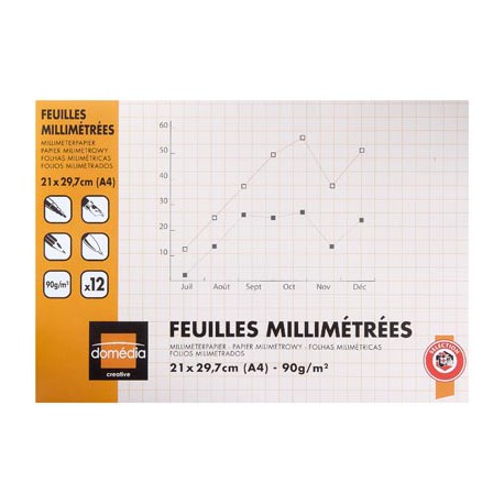 Domedia Calque Millimetre 12F